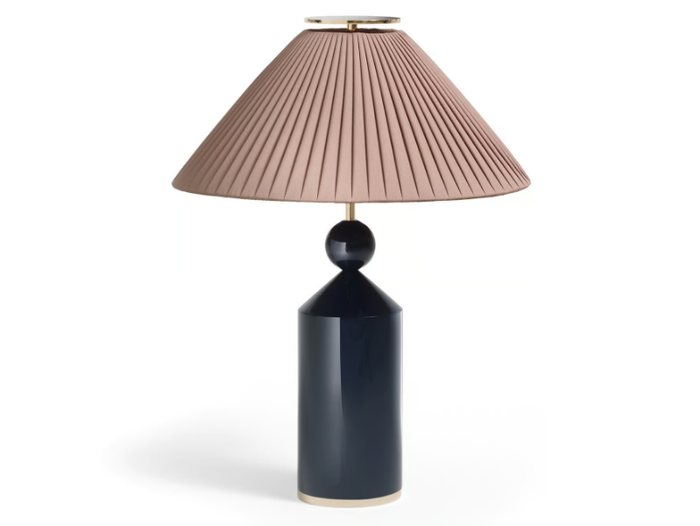 NADINE - LED wooden table lamp _ Black Tie